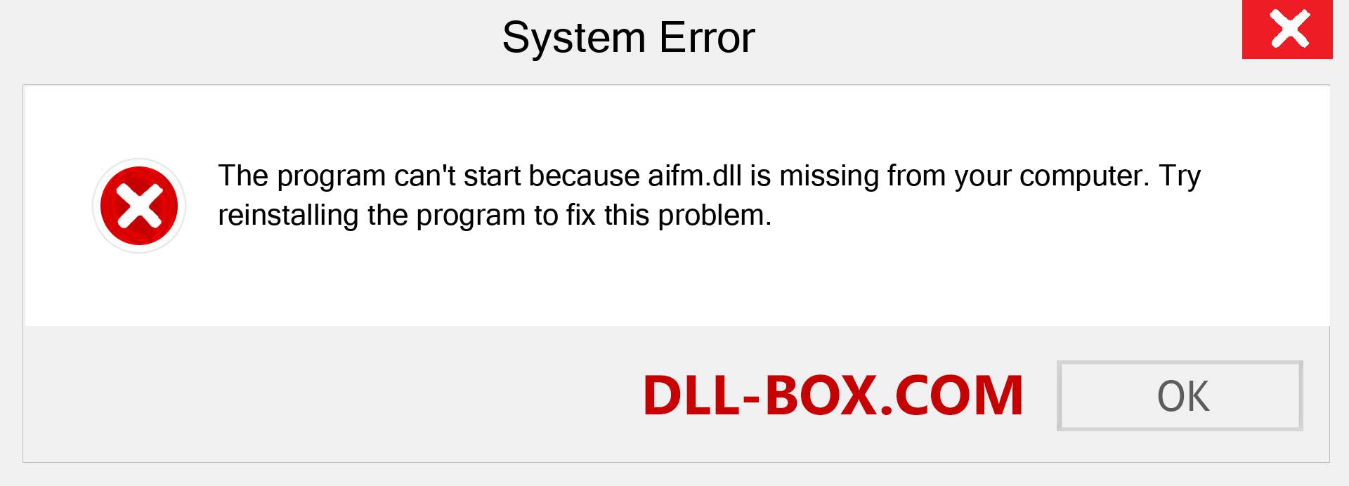  aifm.dll file is missing?. Download for Windows 7, 8, 10 - Fix  aifm dll Missing Error on Windows, photos, images